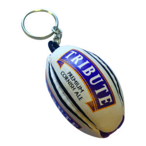 Tribute Rugby Ball Keyring