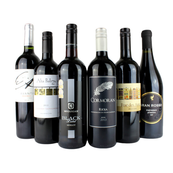 6 Bottle Red Wine Mixed Case