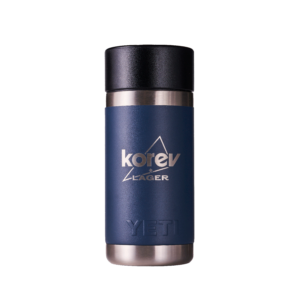 Korev x Yeti 12 oz bottle with hotshot cap