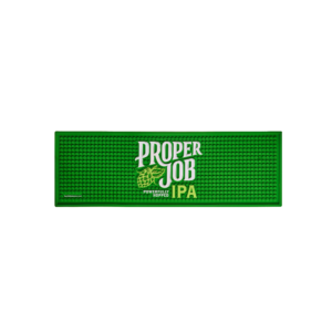 Proper Job IPA at home bar runner