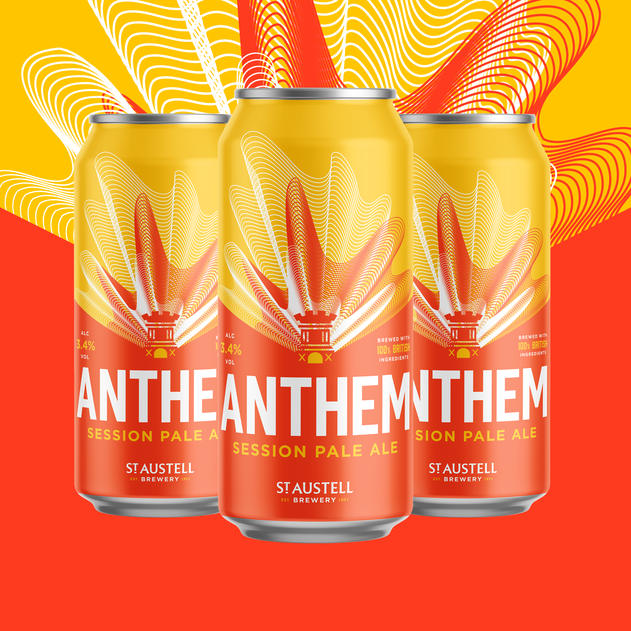 Shop Anthem Session Pale Ale Anthem Session Pale Ale in a 24pk of cans