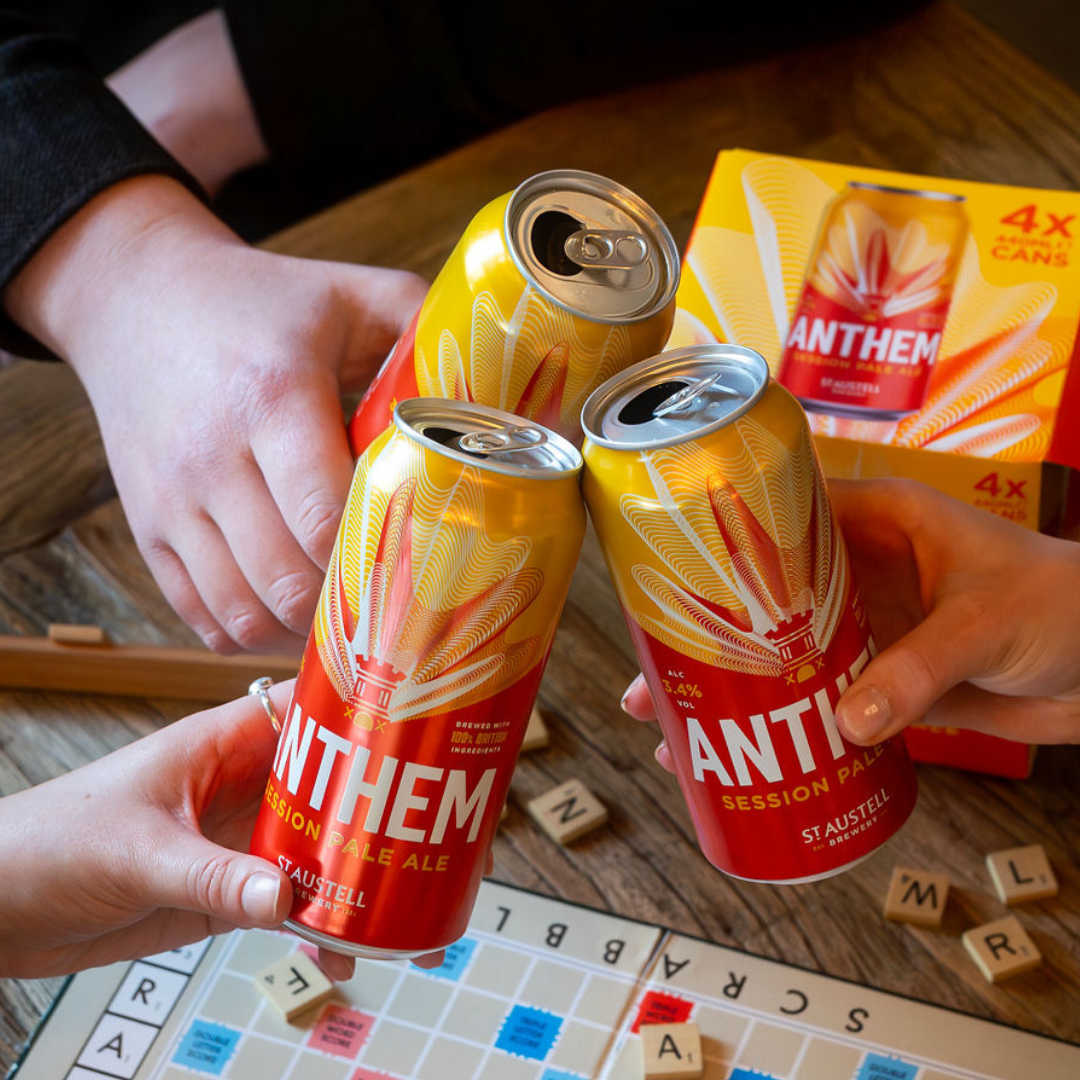 Anthem Ssesion Pale Ale Available in Cans Shop Anthem Session Pale Ale from St Austell Brewery