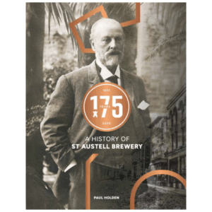 A cover of a book with the number 175 in gold foil and an old photo of a gentleman recognisable as Walter Hicks