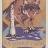 The Bishop & Wolf Pub Sign which shows a wolf leaning over a lighthouse and the sea